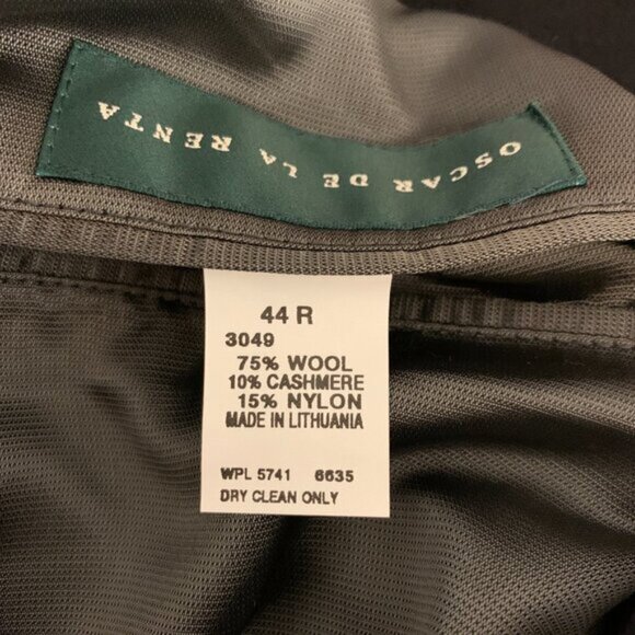 Oscar De La Renta Wool Cashmere Coat - Picture 4 of 5